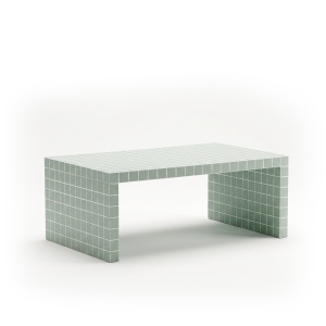 Masa de cafea verde deschis 60x100 cm Mosaico Quiet Object