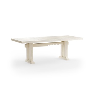 Masa dining bej perla din lemn 90x220 cm Forma HKliving