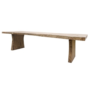Masa dining din lemn 95-115x300 cm Soar Natural Versmissen