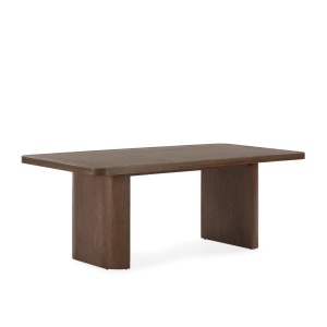 Masa dining din lemn maro 101x213 cm Areli Thai Natura