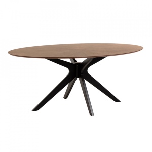Masa dining din lemn maro 110x180 cm Naanim Kave Home