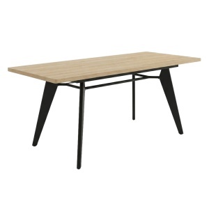 Masa dining extensibila maro 80x140(180) cm Luma Quiet Object