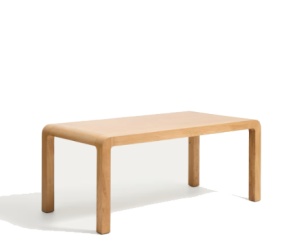 Masa dining extensibila maro deschis din lemn 100x200(280) cm Erisia Kave Home