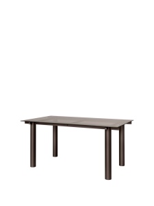 Masa dining maro ciocolata din metal 90x160 cm Atura Ferm Living