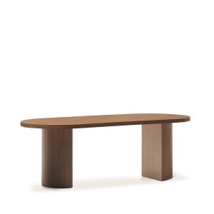 Masa dining maro din lemn 100x200 cm Nealy Walnut Kave Home