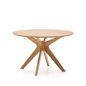 Masa dining maro din lemn 120 cm Naanim Kave Home