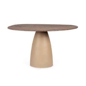 Masa dining maro din lemn 120x140 cm Stanley Bizzotto