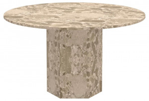 Masa dining maro din marmura 130 cm Naxos Quiet Object
