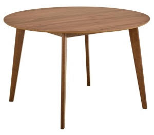Masa dining maro inchis din lemn 120 cm Roxby Actona Company