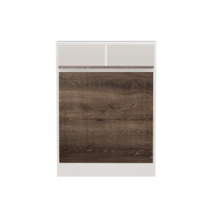 Masa dining pliabila maro/alba Bracked The Home Collection