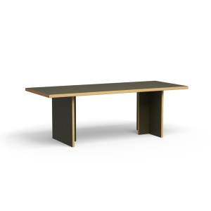 Masa dining verde padure 90x220 cm Jeff HKliving