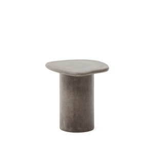 Masa laterala exterior gri din ciment 47x48 cm Macarella Kave Home