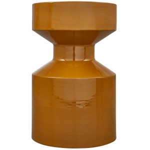 Masa laterala galben miere din metal 30 cm Ferry Woood
