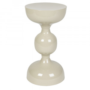Masa laterala ivorie din metal 31 cm Lars Quiet Object
