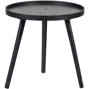 Masa laterala neagra din lemn 45 cm Mesa Woood