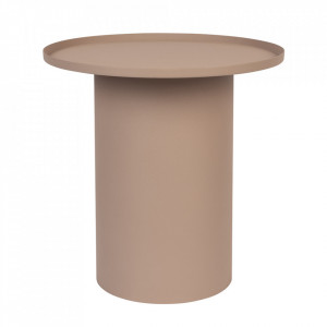 Masa laterala roz din metal 46 cm Sverre Quiet Object