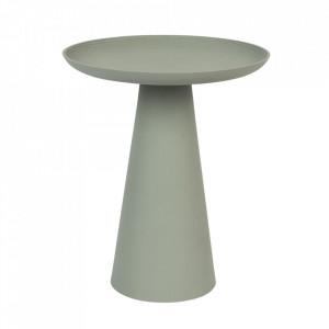 Masa laterala verde din metal 35 cm Ringar Quiet Object