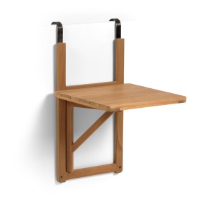 Masa pliabila exterior pentru balcon maro din lemn 40x40 cm Amarillis Kave Home