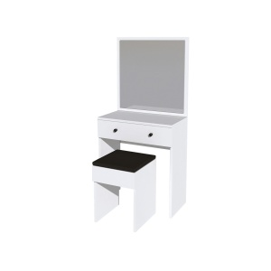 Masuta dressing cu scaunel alba Felix The Home Collection