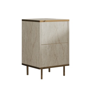 Noptiera crem/aurie Imaj The Home Collection