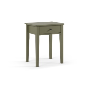 Noptiera verde din lemn Bart The Home Collection