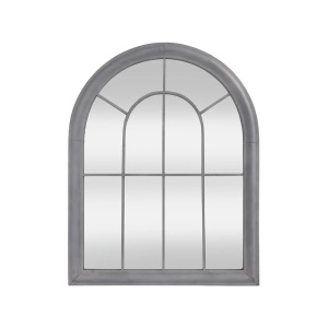 Oglinda decorativa gri din metal 69x88 cm Saxon Esschert Design
