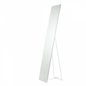 Oglinda dreptunghiulara alba din metal 37x148 cm Stand Quiet Object