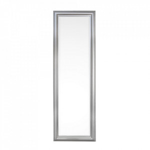 Oglinda dreptunghiulara argintie din lemn 42x132 cm Sanzio Bizzotto
