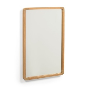 Oglinda dreptunghiulara maro din lemn 45x70 cm Shamel Kave Home