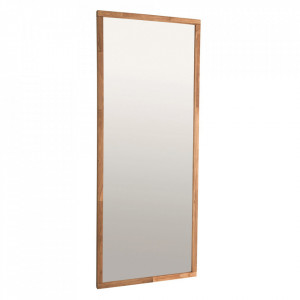 Oglinda dreptunghiulara maro din lemn de stejar 60x150 cm Confetti Rowico Home