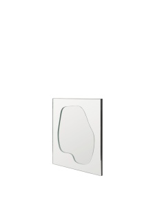 Oglinda patrata argintie din sticla 45x45 cm Folia Ferm Living