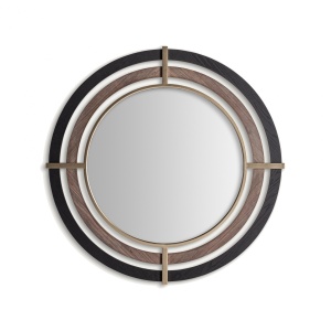 Oglinda rotunda multicolora din metal 109 cm Hadriel Vical Home