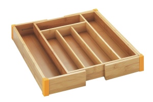 Organizator tacamuri maro din bambus Tray Wenko