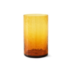 Pahar maro chihlimbar din sticla 400 ml Tube HKliving