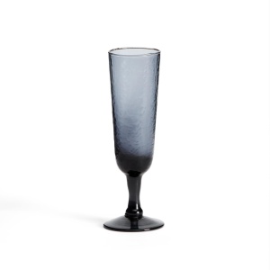 Pahar pentru vin albastru din sticla 6x20 cm Sileia Kave Home