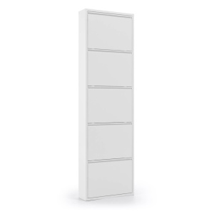 Pantofar alb din metal Ode Kave Home