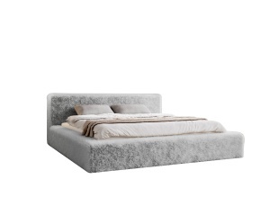 Pat gri din textil 140x200 cm Lappo FURPOL