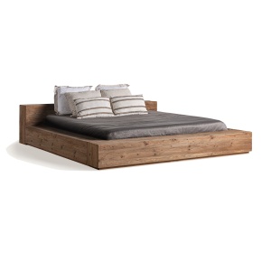Pat maro din lemn 180x200 cm Truel Vical Home