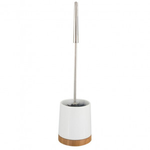 Perie toaleta alba/maro din ceramica Bamboo Wenko