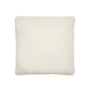Perna patrata alb antic din fibre sintetice 52x52 cm Martina Kave Home
