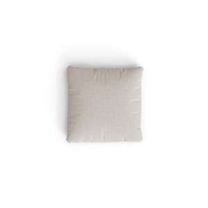 Perna patrata bej din fibre sintetice 45x45 cm Sorells Kave Home
