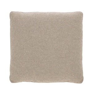 Perna patrata bej din textil 60x60 cm Blok Kave Home
