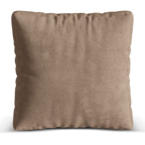 Perna patrata bej inchis din catifea 55x55 cm Martina Micadoni