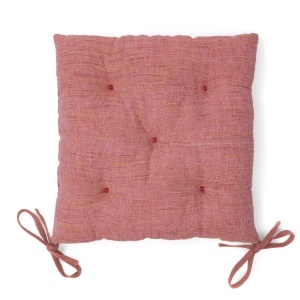Perna sezut roz din fibre 45x45 cm Aren Kave Home