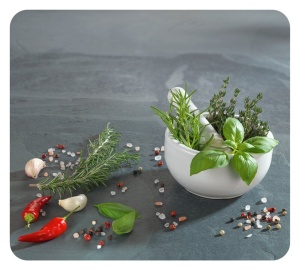 Placa protectie plita multicolora din sticla 50x56 cm Herb Wenko