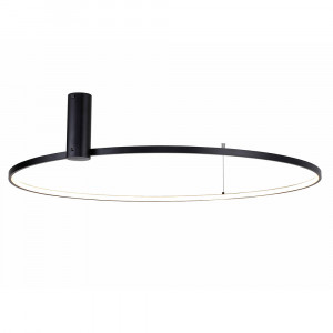 Plafoniera neagra din metal Horik cu LED M Zuma Line