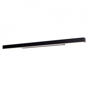 Plafoniera neagra din metal Linear Large Maxlight