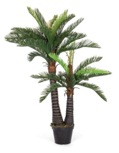 Planta artificiala cu ghiveci verde din fibre sintetice 150 cm Palma Bizzotto