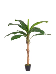 Planta artificiala verde/neagra din fibre sintetice 180 cm Banana Bizzotto