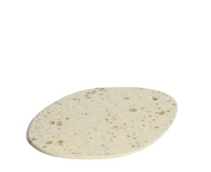 Platou pentru servire alba din ceramica 37 cm Convia Kave Home